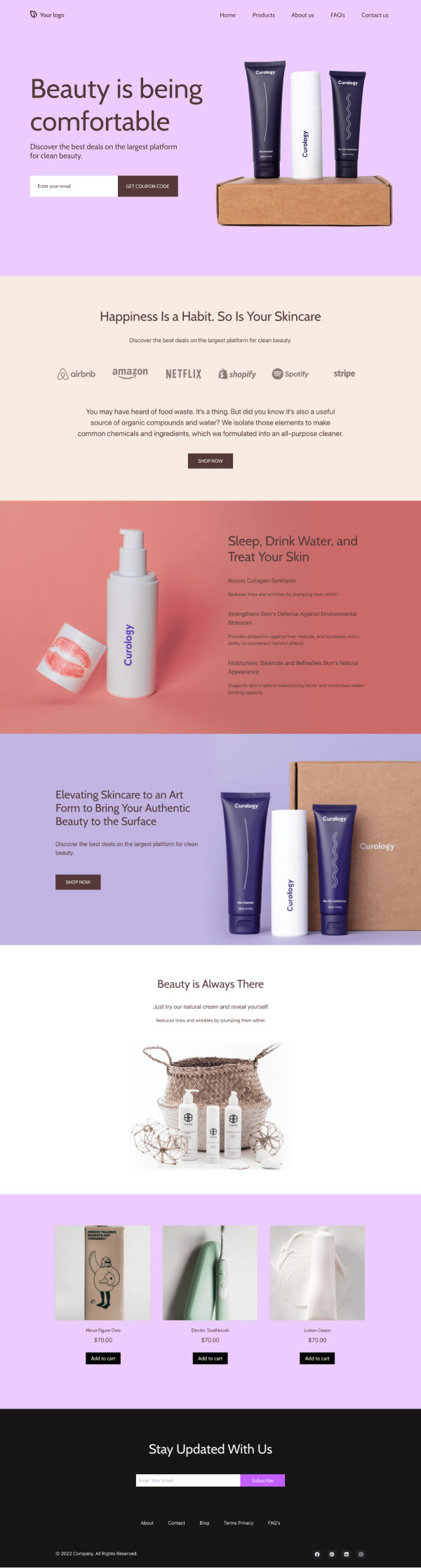 Beauty Products WooCommerce