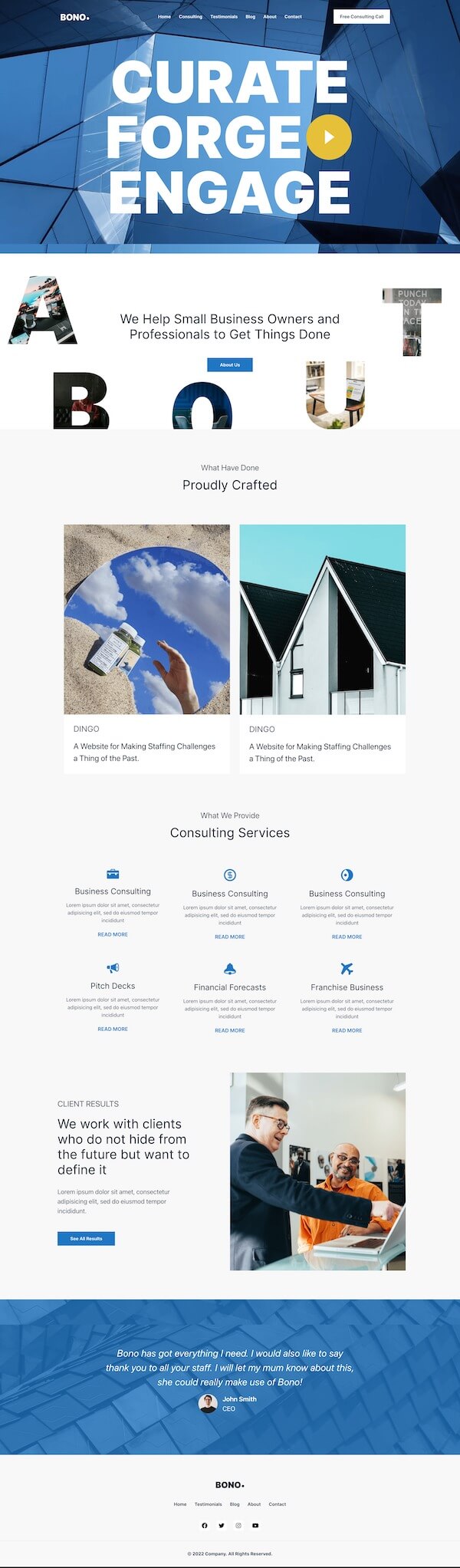 Business Consultancy Theme