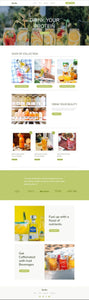 Juice Bar Website WooCommerce